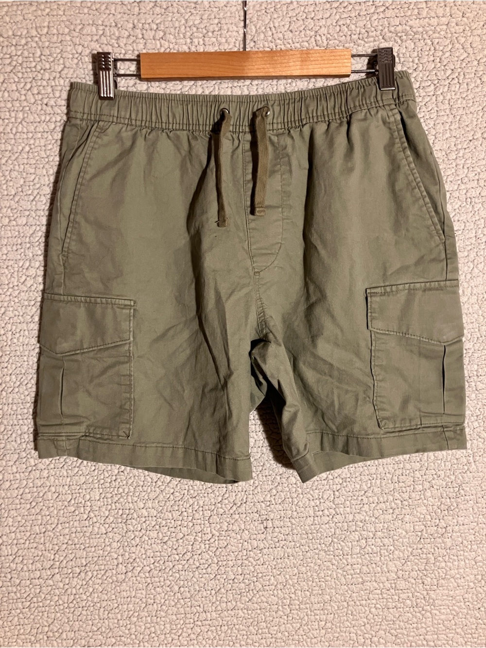 Old Navy Olive Green Cargo Shorts with Drawstring